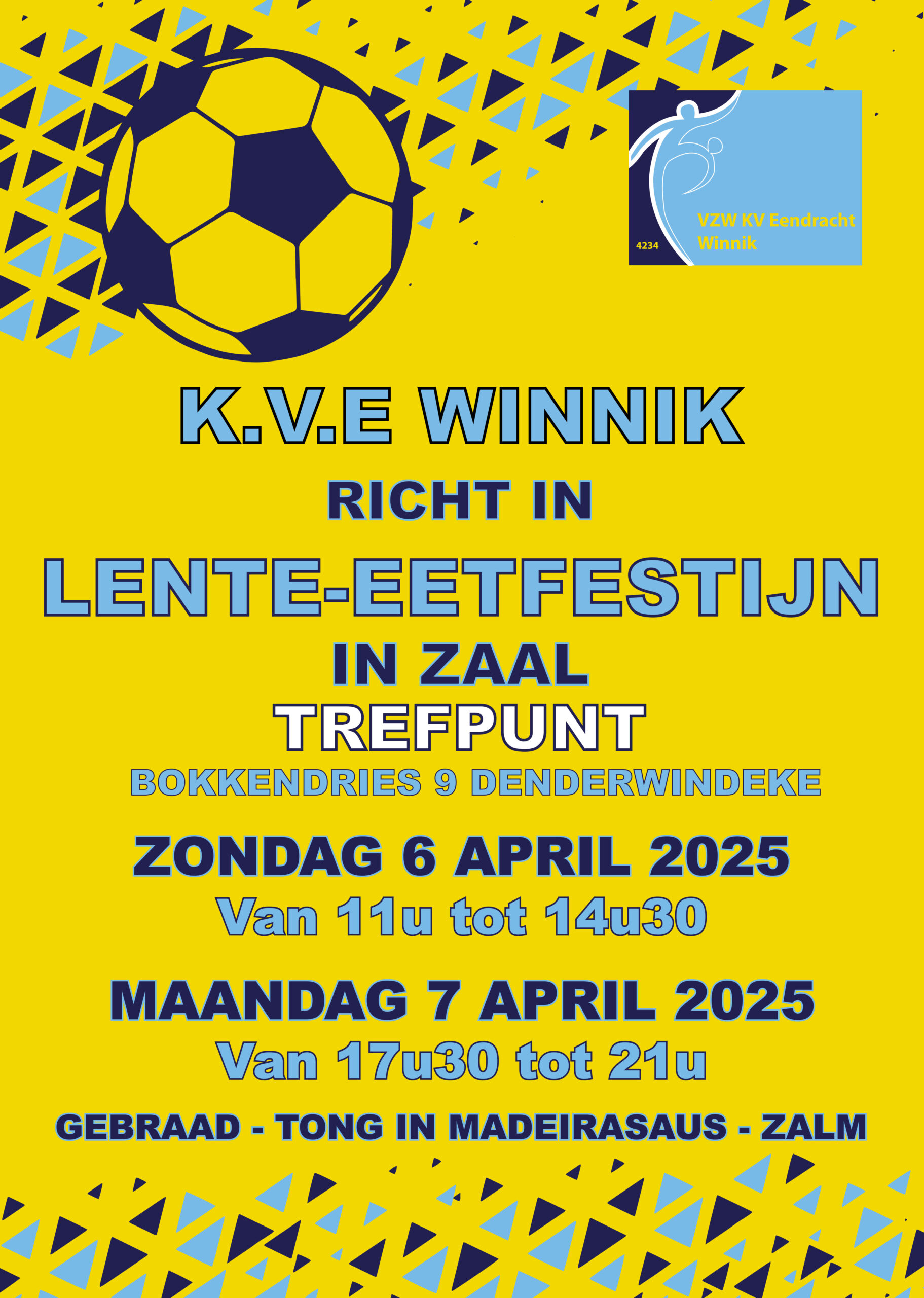 Affiche KVEW Lentefestijn 2025
